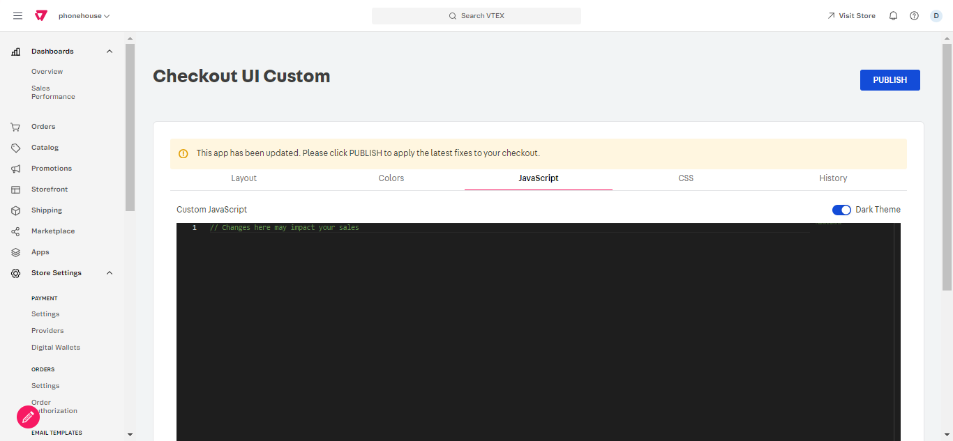 settings