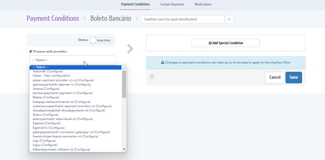 provider selection